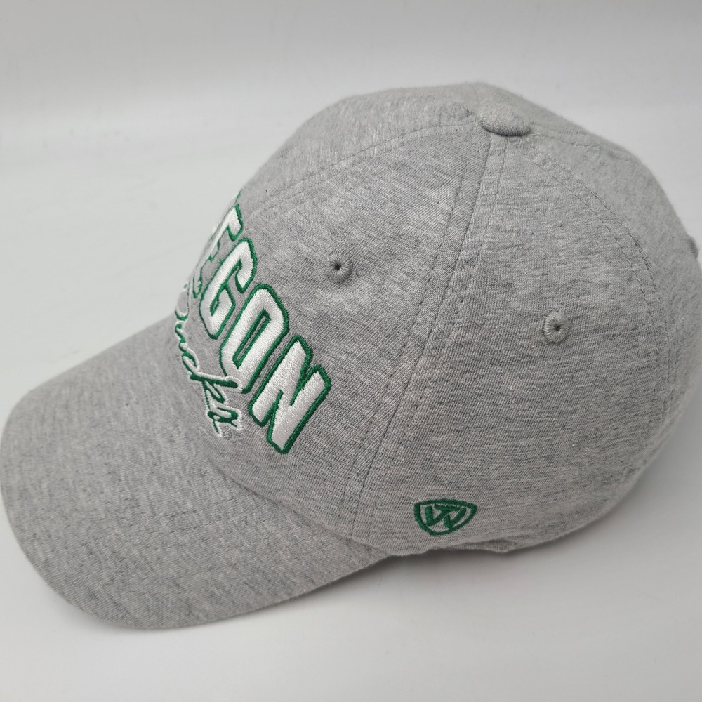 Women Oregon Ducks Hat Adjustable Top of the World Gray Green NCAA University - Picture 5 of 12